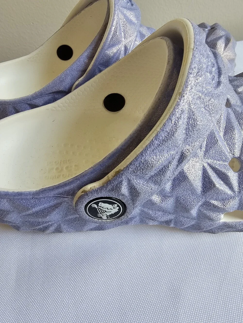 Girl's Crocs, Classic Geometric Clog - Little Kid & Big Kid  Iridescen